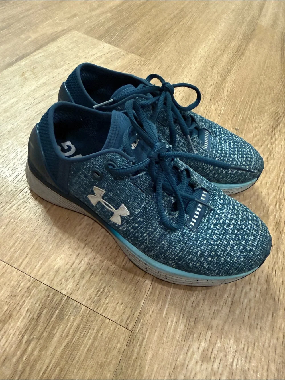 Under Armour Teal and Navy Women's Running Sneakers